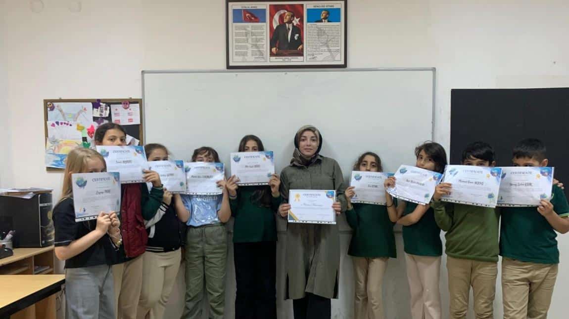 eTwinning projemiz tamamlandı 